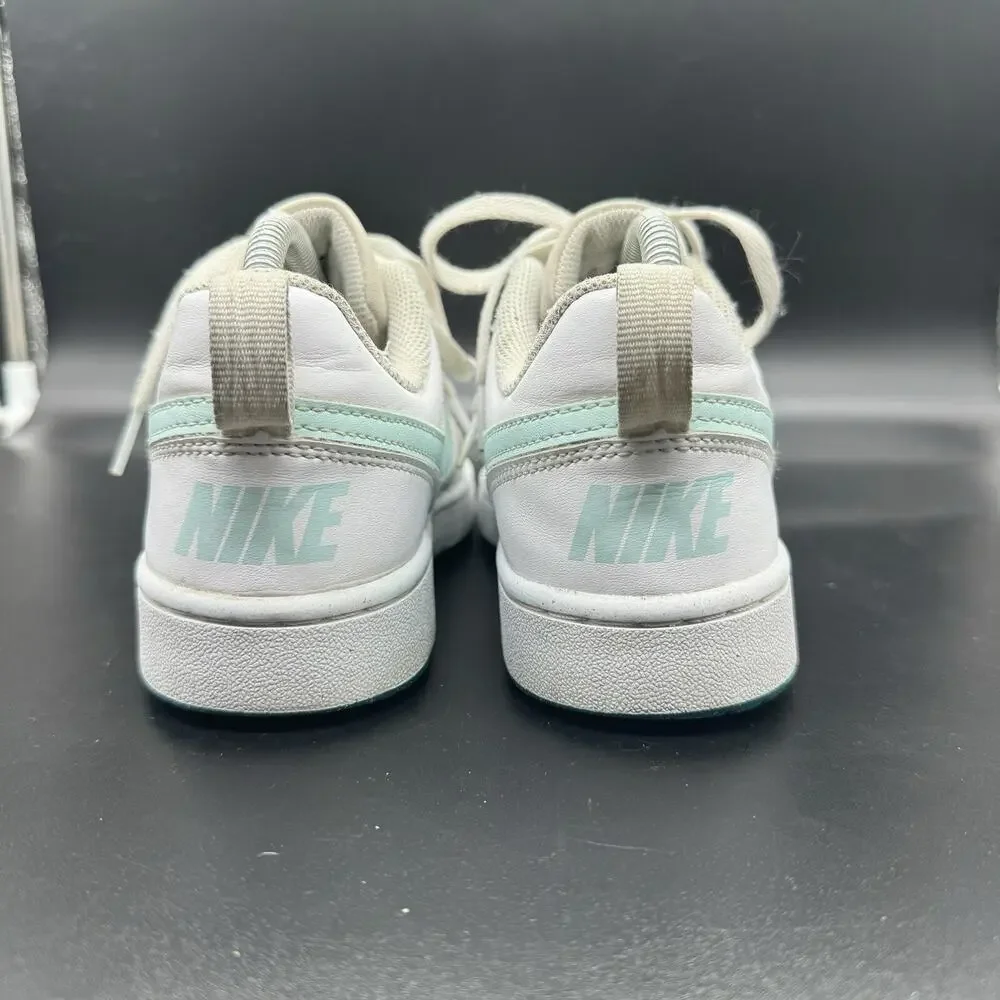 NIKE COURT BOROUGH LOW 'ICE TEAL' BIG KIDS SIZE 6Y WOMENS SIZE 7.5